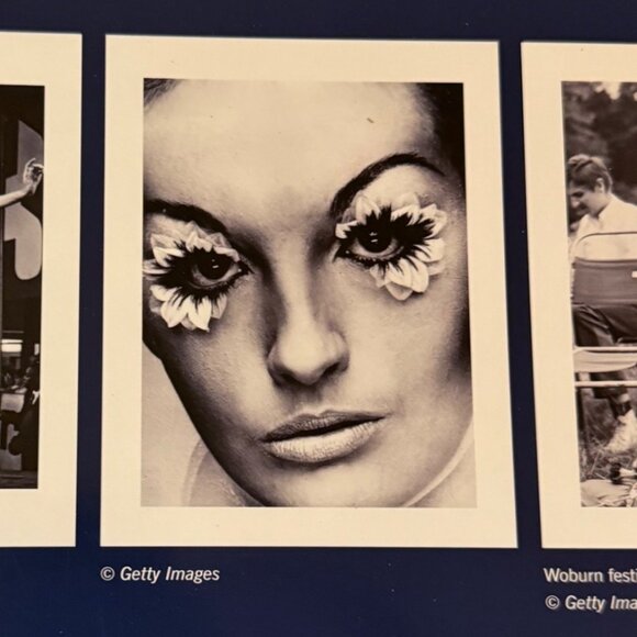 Retro 1960s Frameable Poster Set of 5 Wall Art Iconic Black White Fashion London - Picture 4 of 10